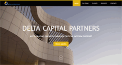Desktop Screenshot of deltacapitalpartners.com